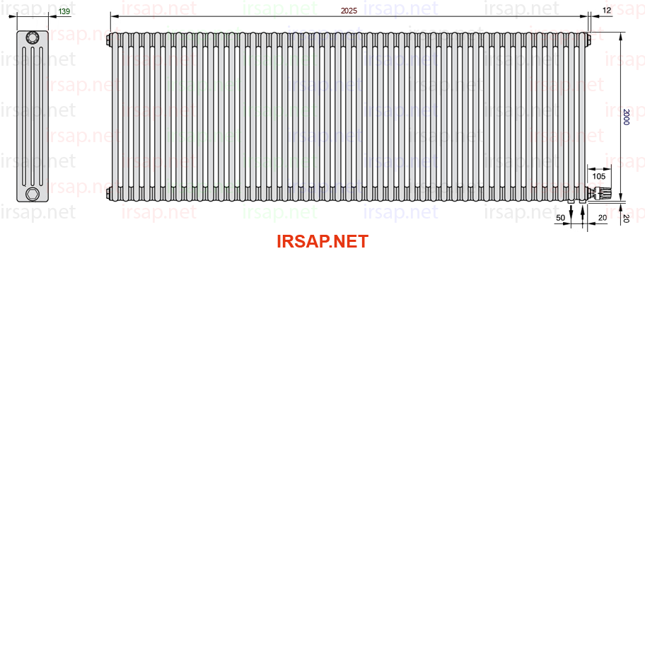 Радиатор IRSAP Tesi 42000/45 T26 CL 01